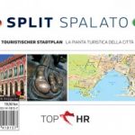 TOP HR – Split – Spalato njem-tal Stadtplan – la pianta della citta
