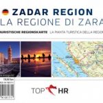 TOP HR – Zadar Region – La Regione Di Zara njem-tal regionskarte – la pianta della regione