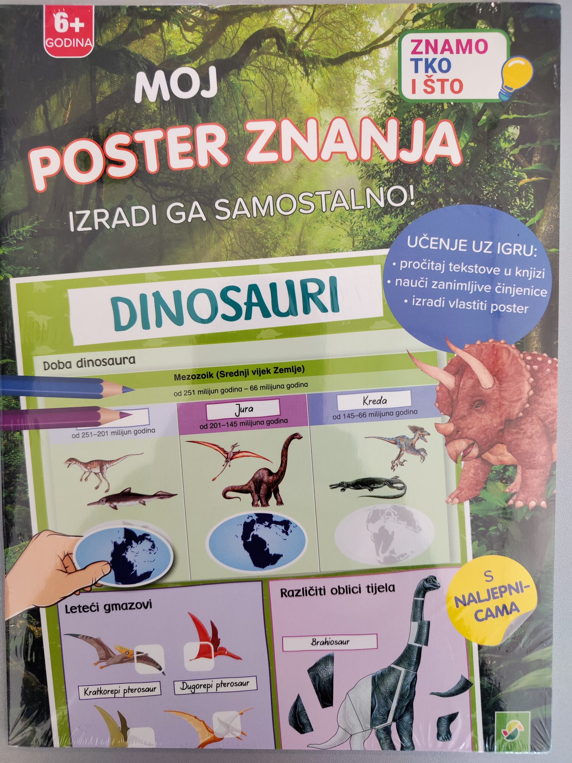Moj poster znanja - Dinosauri