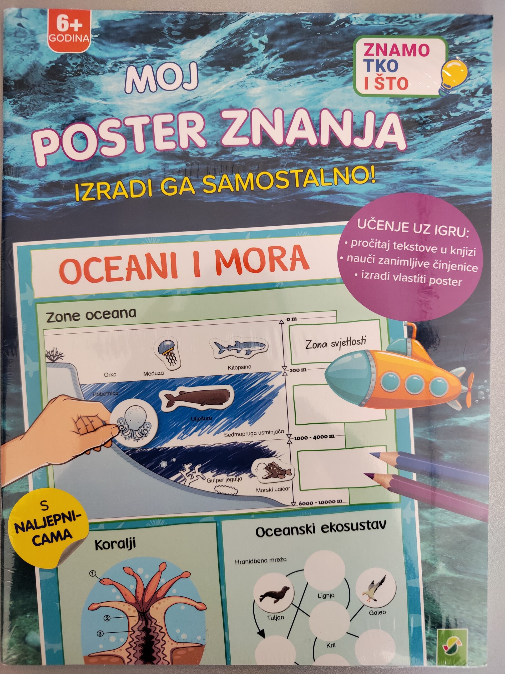 Moj poster znanja - Oceani i mora