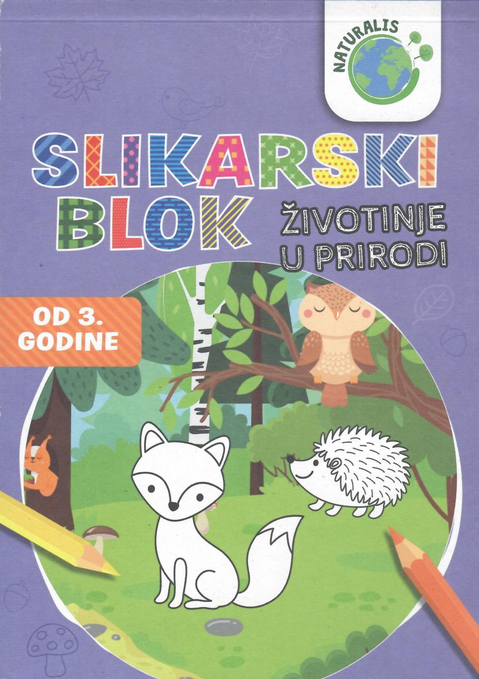 Naturalis - slikarski blok : životinje u prirodi
