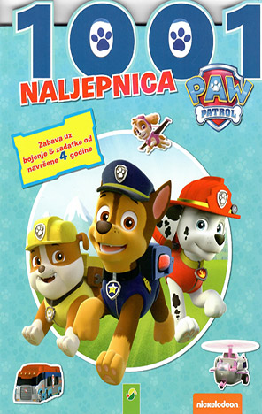 Paw Patrol - 1001 naljepnica