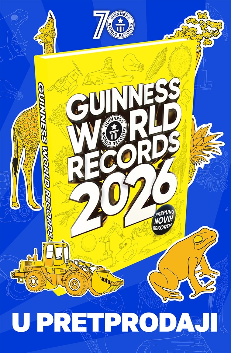 Guinnessova knjiga rekorda 2026 3D